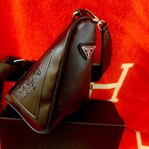 PRADA TRIANGLE BAG (USED) ***READ